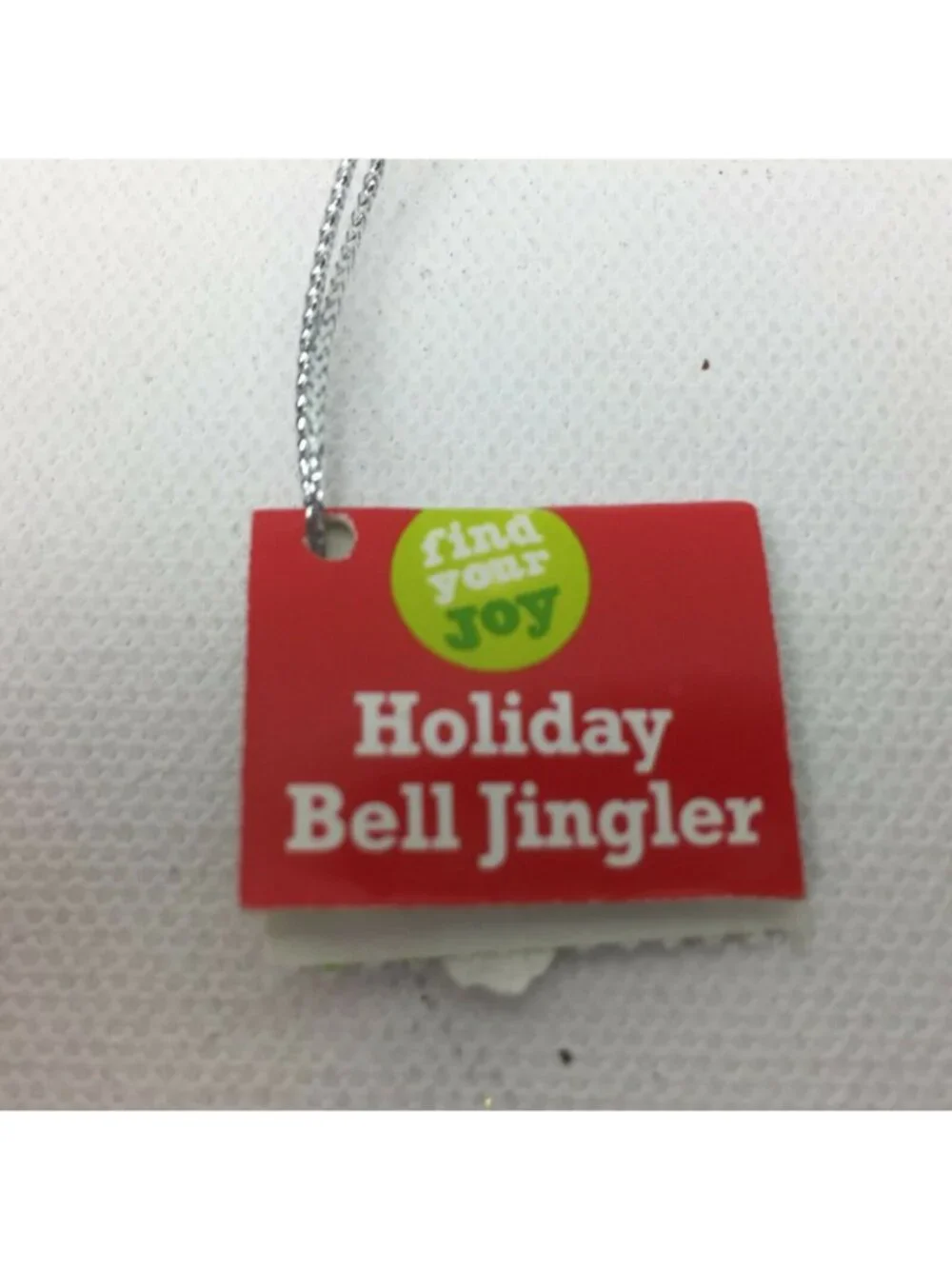 Holiday Bell Jingler Snowman Christmas Ornament Red Jingle Striped Scarf Hat